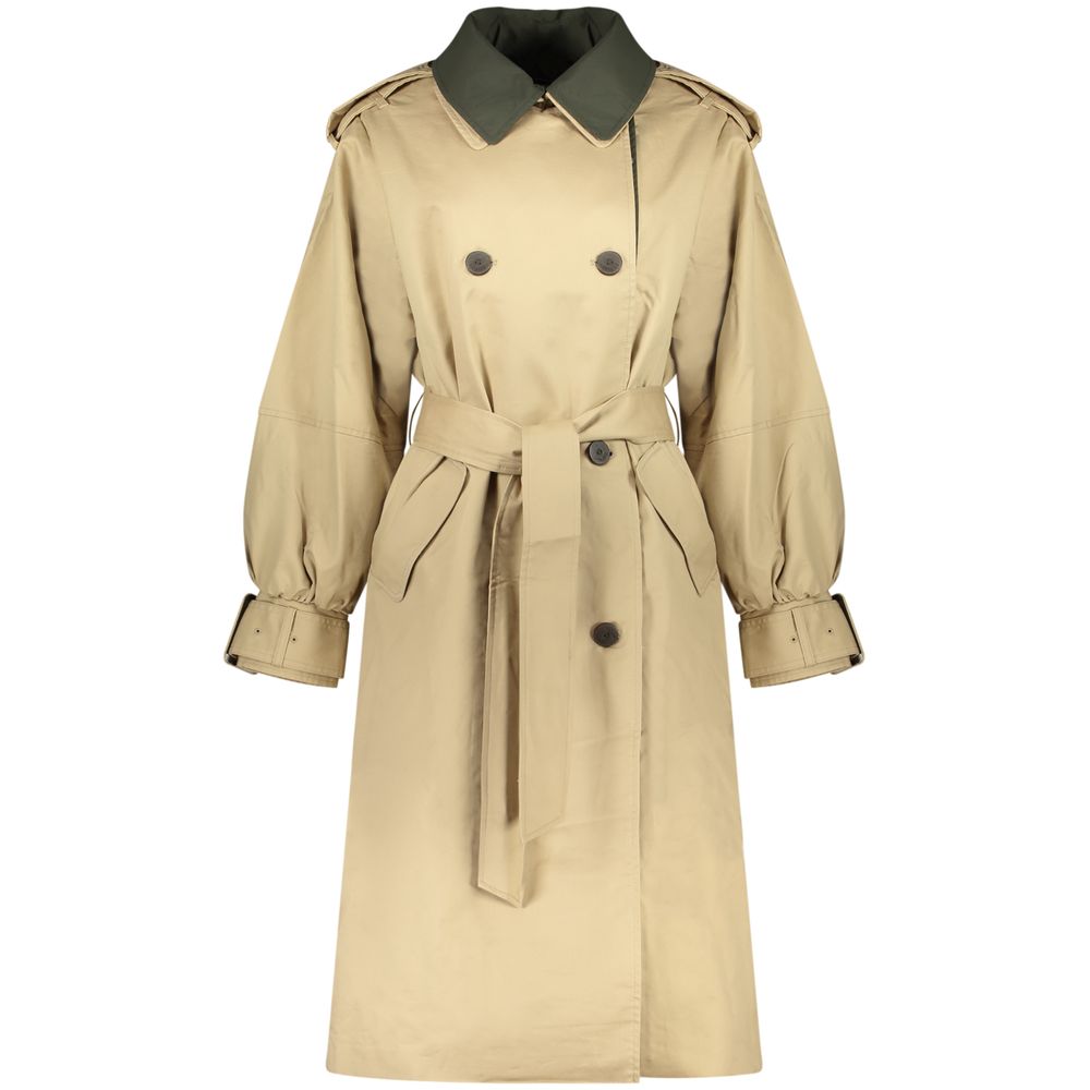 Desigual Beige Cotton Women's Trench Coat