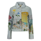 Desigual Azzurro Cotton Women Jacket