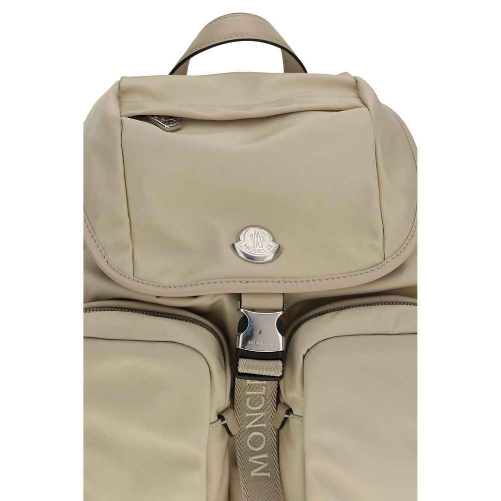 Moncler Beige Polyamide Backpack