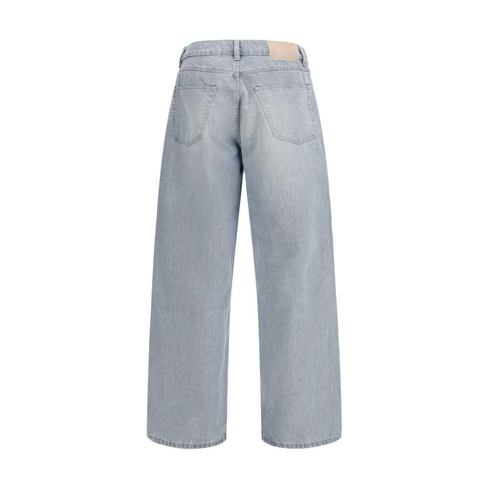 Our Legacy Blue Cotton High-Waisted Jean