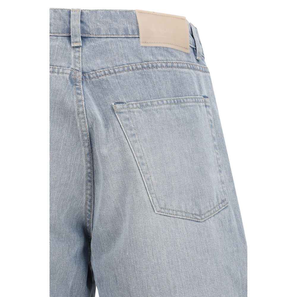 Our Legacy Blue Cotton High-Waisted Jean