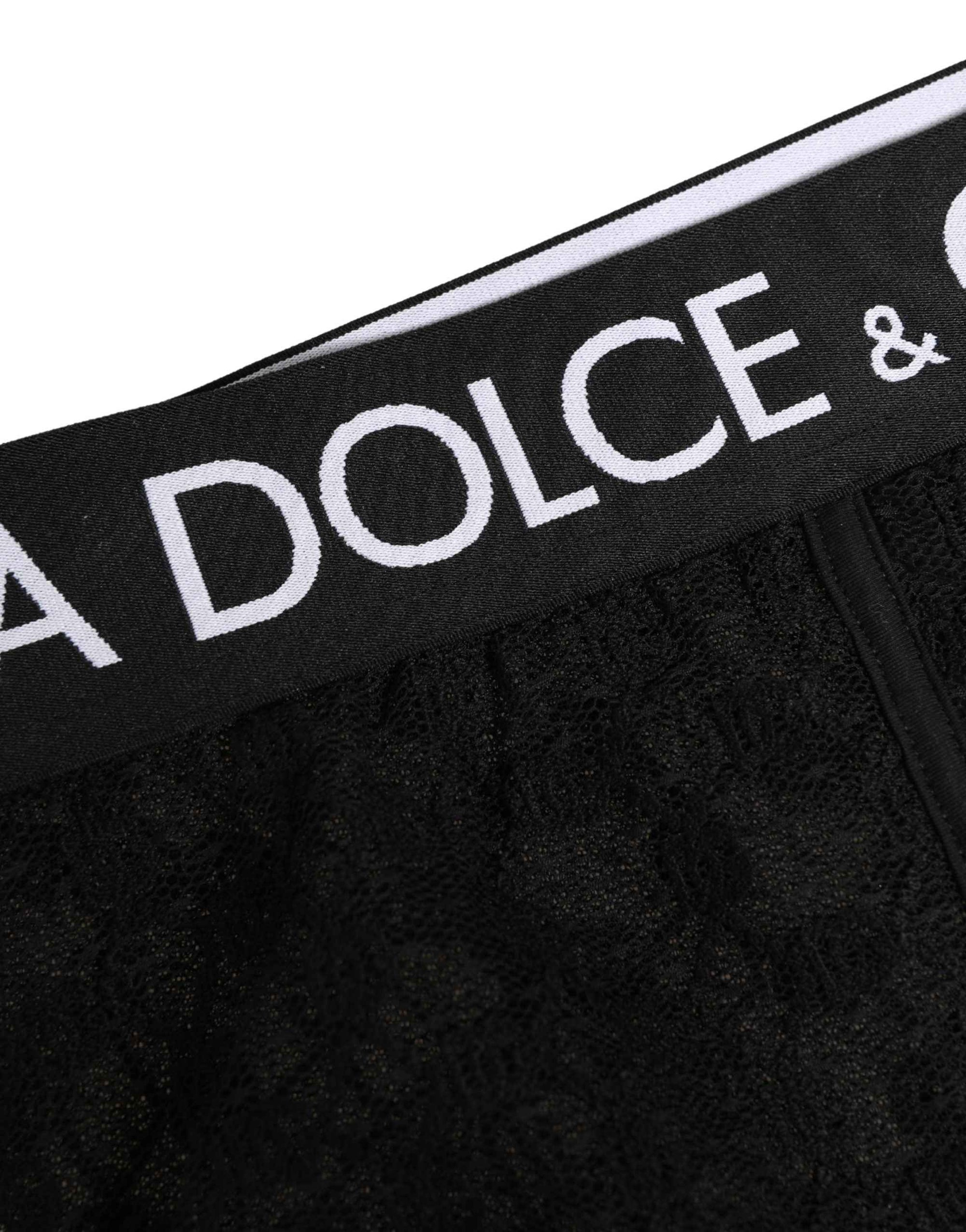 Dolce & Gabbana Black Nylon DG Logo Men Brando Brief Underwear