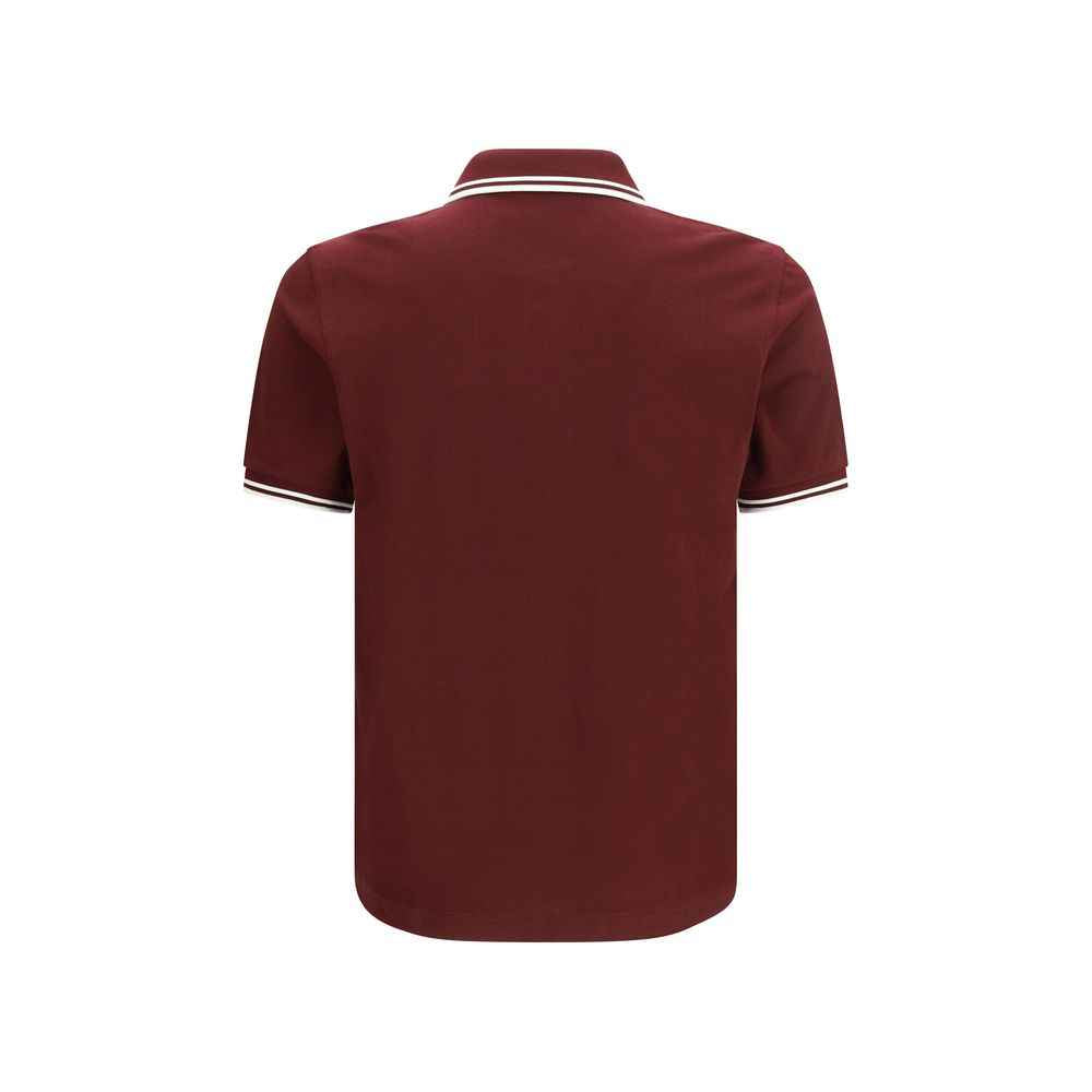 Fred Perry Bordeaux Cotton Polo Shirt