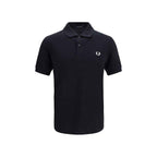 Fred Perry Black Cotton Polo Shirt