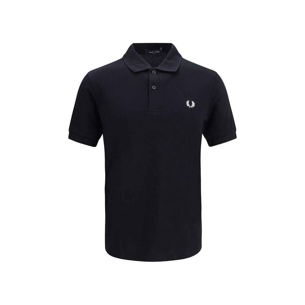 Fred Perry Black Cotton Polo Shirt