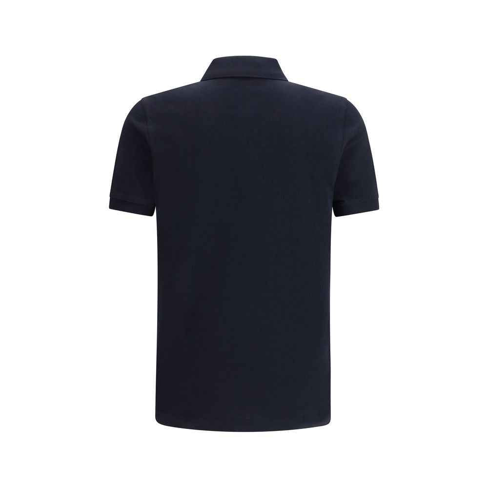 Fred Perry Blue Cotton Polo Shirt