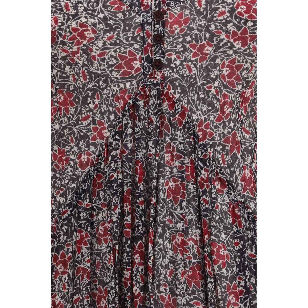 Marant Etoile Multicolor Cotton Casual Dress