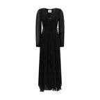 Marant Etoile Black Viscose Casual Dress