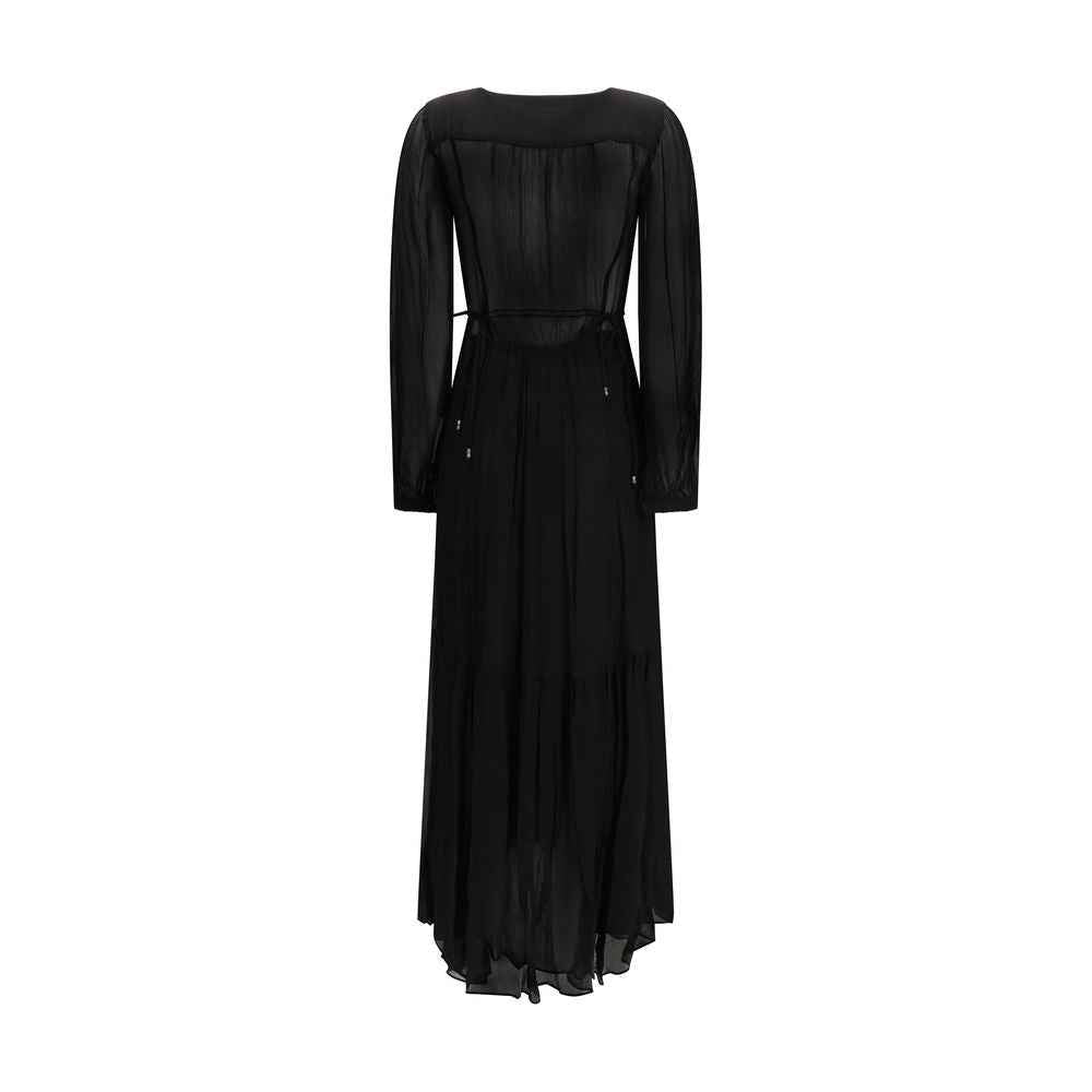 Marant Etoile Black Viscose Casual Dress