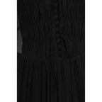 Marant Etoile Black Viscose Casual Dress