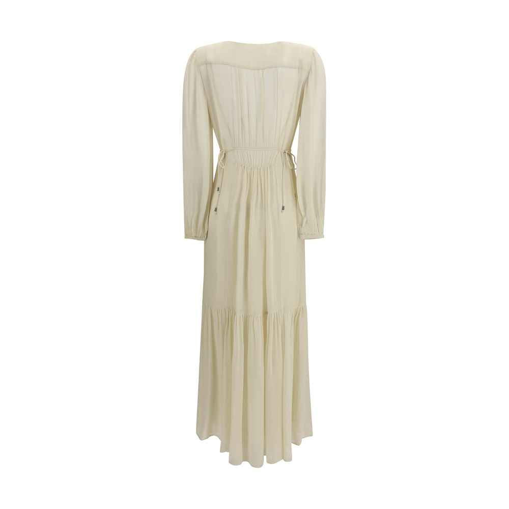 Marant Etoile Beige Viscose Casual Dress