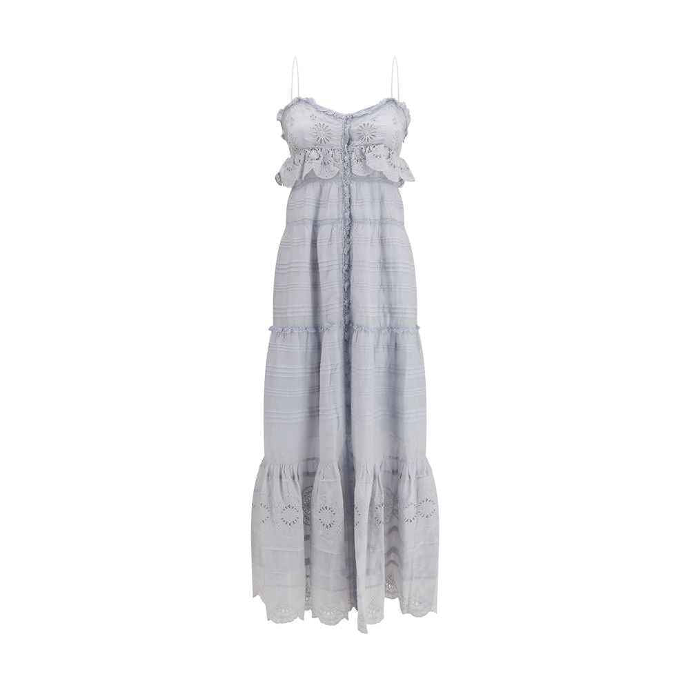 Marant Etoile Blue Cotton Casual Dress