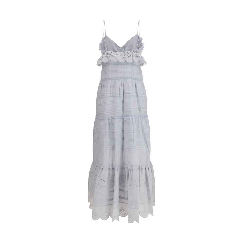 Marant Etoile Blue Cotton Casual Dress