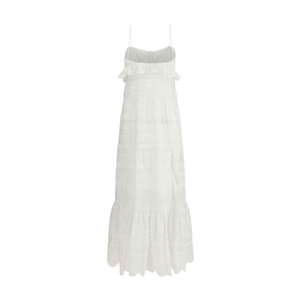 Marant Etoile White Cotton Casual Dress