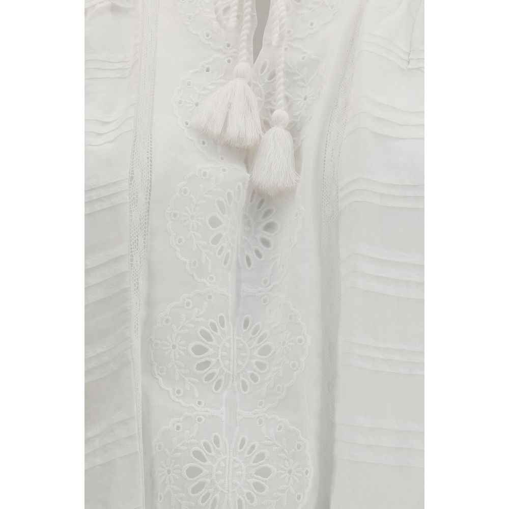 Marant Etoile White Cotton Casual Dress
