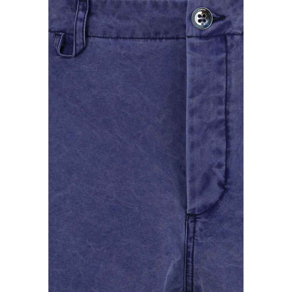 Jacquemus Blue Cotton Bermuda Shorts