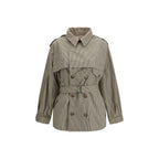 Marant Etoile Bicolor Cotton Trench Coat