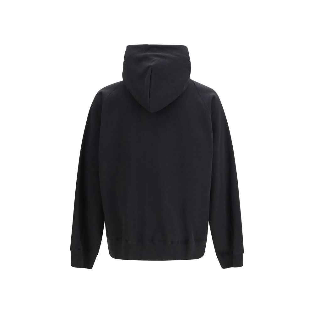 Sacai Black Cotton Sweatshirt