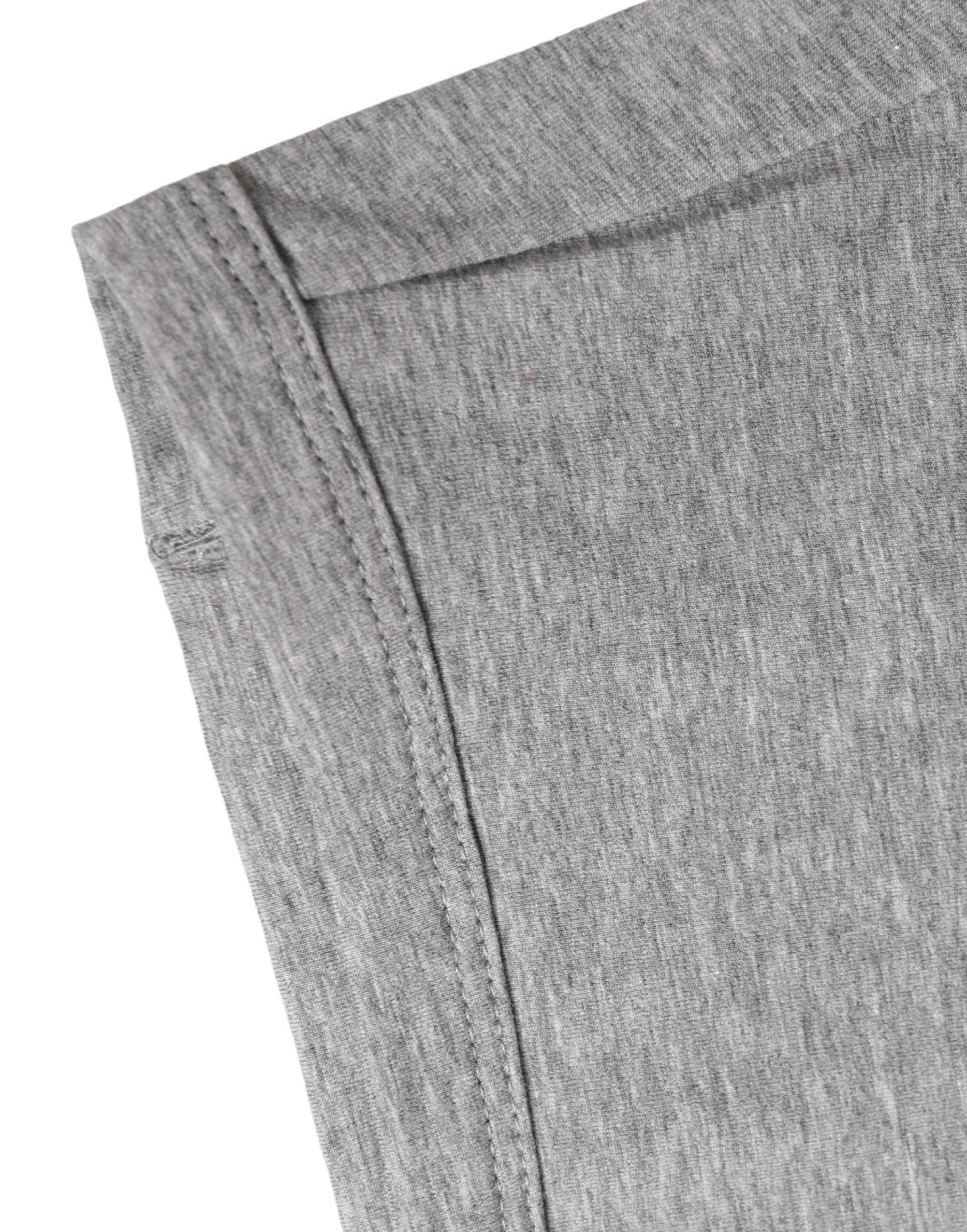 Dolce & Gabbana Gray Cotton Logo Waistband Midi Boxer Underwear