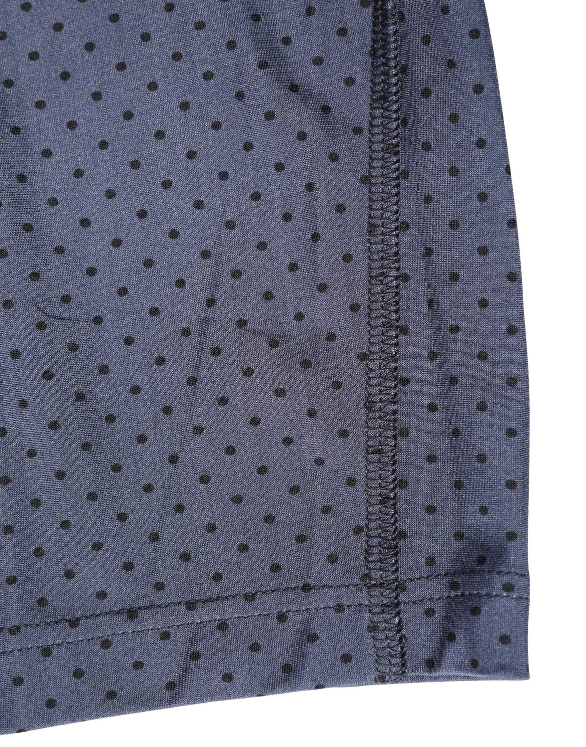 Dolce & Gabbana Dark Blue Polka Dots Men Bike Shorts Underwear