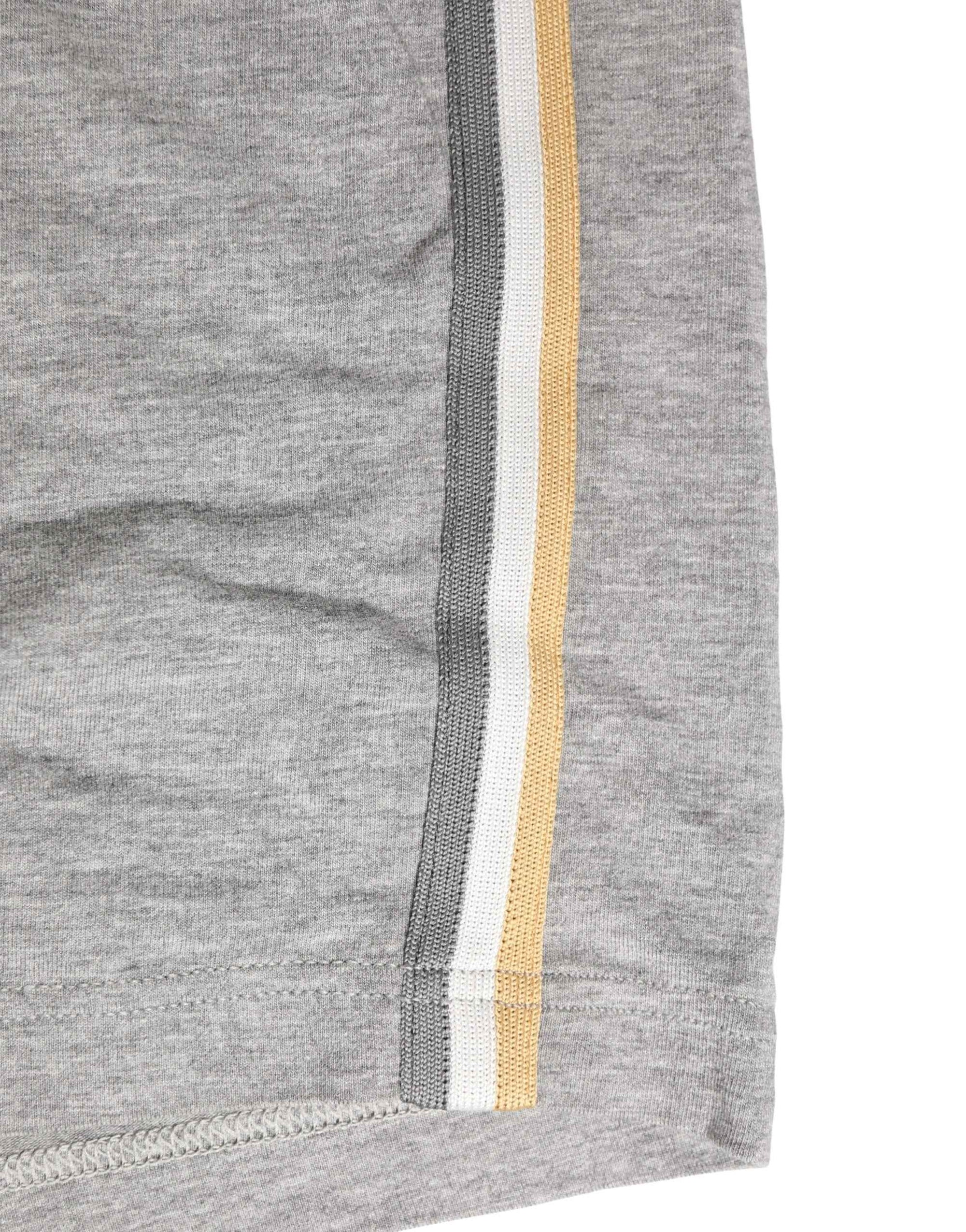 Dolce & Gabbana Gray Logo Waistband Cotton Men Boxer Underwear