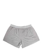 Dolce & Gabbana Gray Logo Waistband Cotton Men Boxer Underwear
