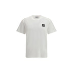 Stone Island White Cotton T-Shirt