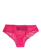 Dolce & Gabbana Pink Lace Cheekini Lingerie Panty Brief Underwear