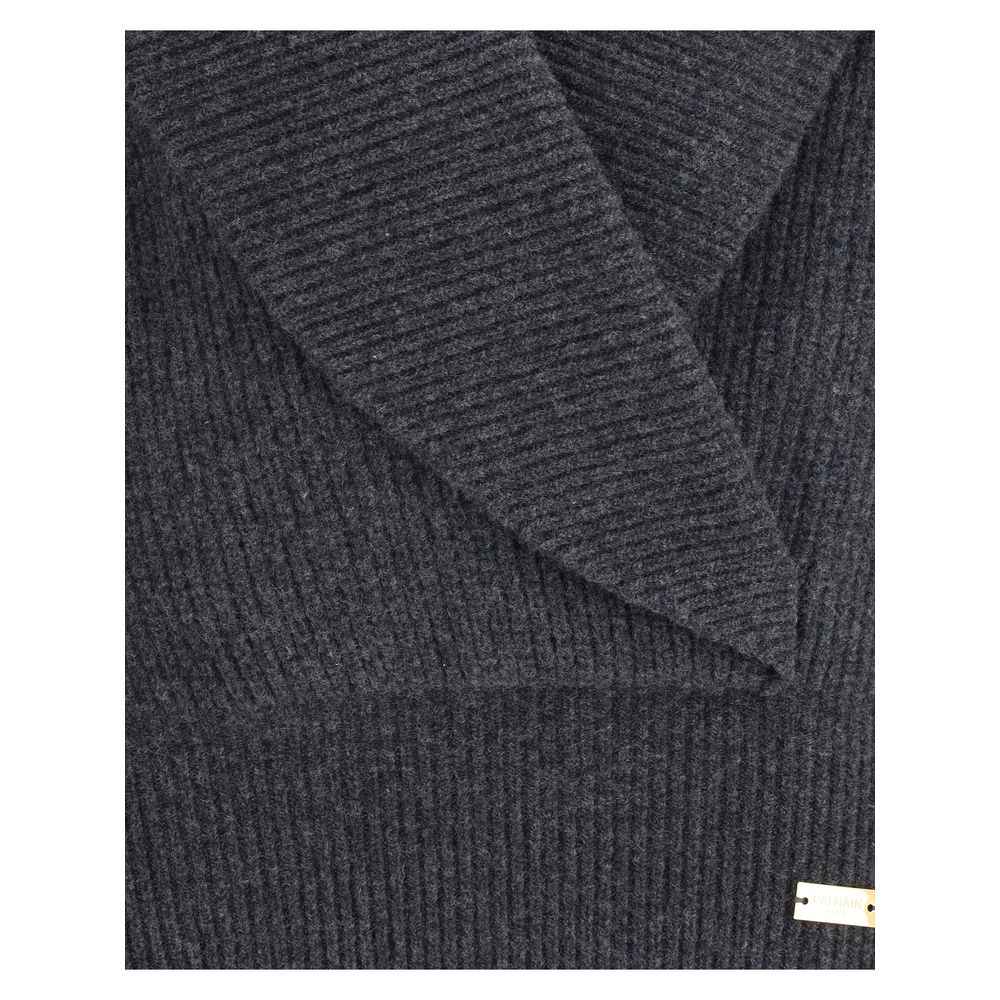 Balmain Gray Wool Sweatshirt