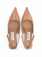 Jimmy Choo Powder Pink Amel 50 Slingback Pumps