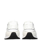 Versace White Leather Low Top Sneakers