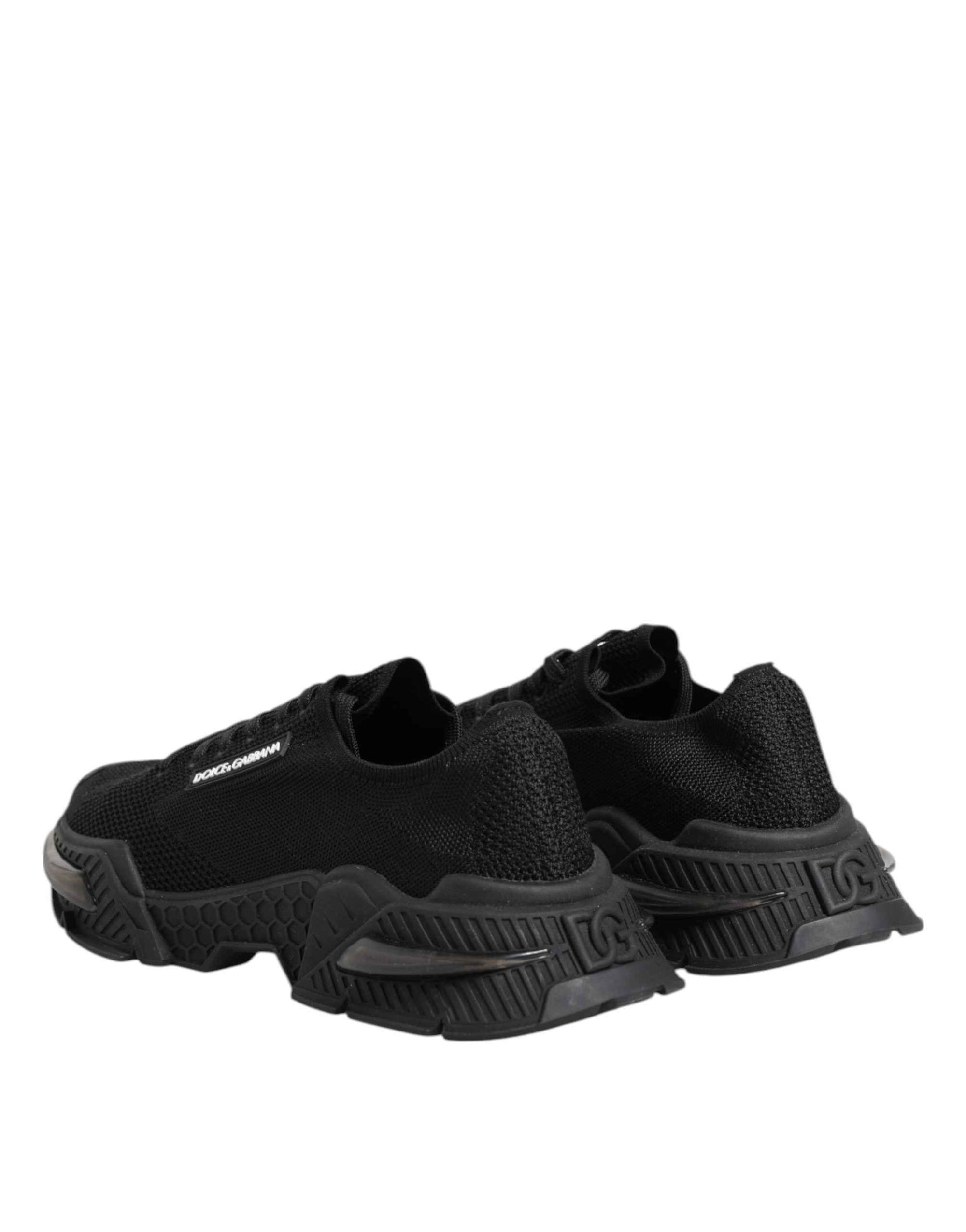 Dolce & Gabbana Black Airmaster Low Top Men Sneakers Shoes