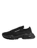 Dolce & Gabbana Black Airmaster Low Top Men Sneakers Shoes