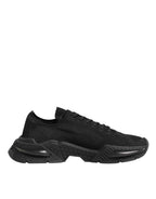 Dolce & Gabbana Black Airmaster Low Top Men Sneakers Shoes