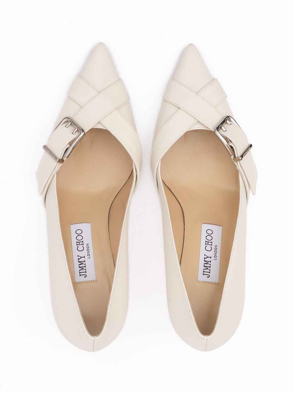 Jimmy Choo Milk Calf Leather Alix 60 Pumps