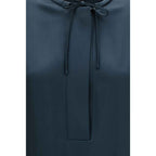 Giorgio Armani Blue Silk Blouse