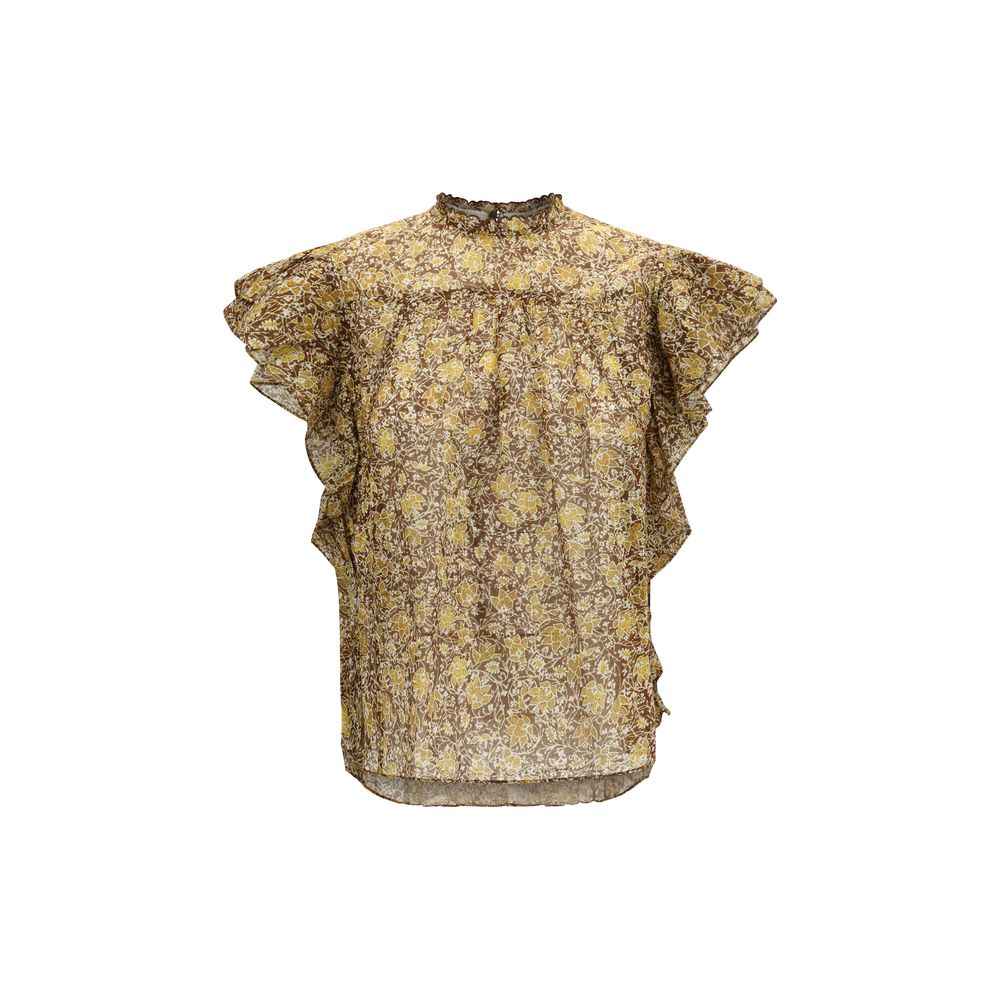 Marant Etoile Bicolor Cotton Blouse