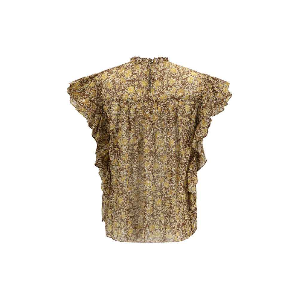 Marant Etoile Bicolor Cotton Blouse