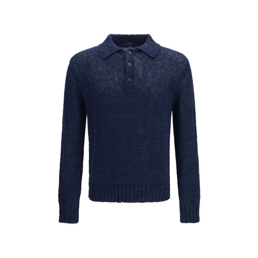 Sunflower Blue Cotton Polo Shirt