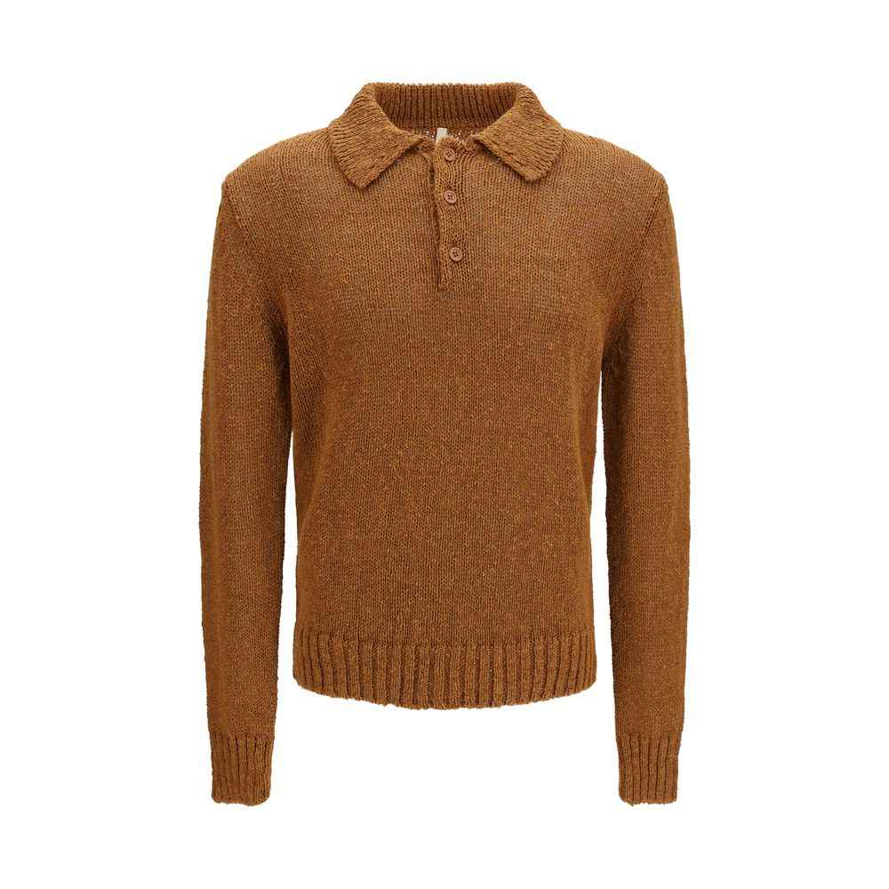 Sunflower Brown Cotton Polo Shirt