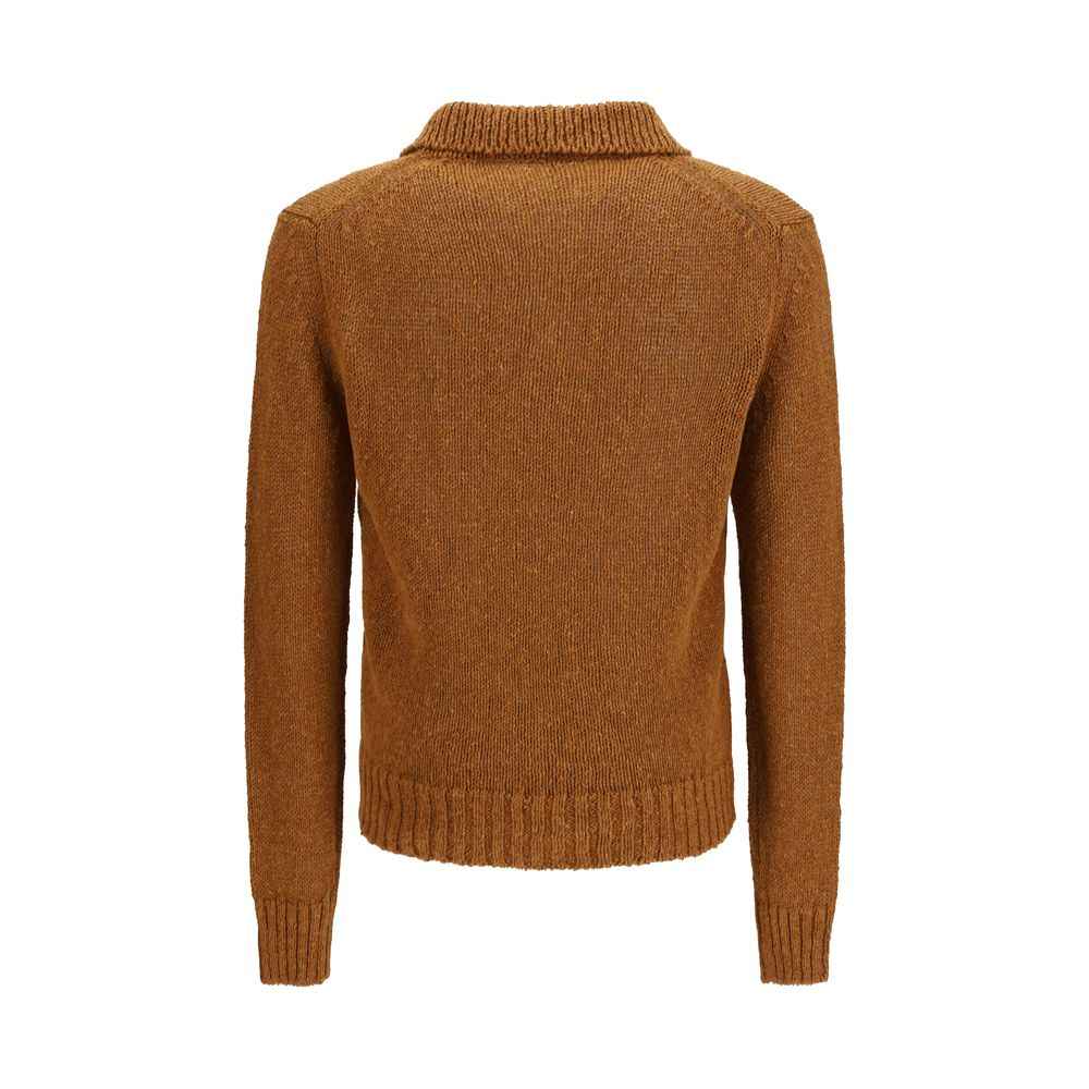 Sunflower Brown Cotton Polo Shirt