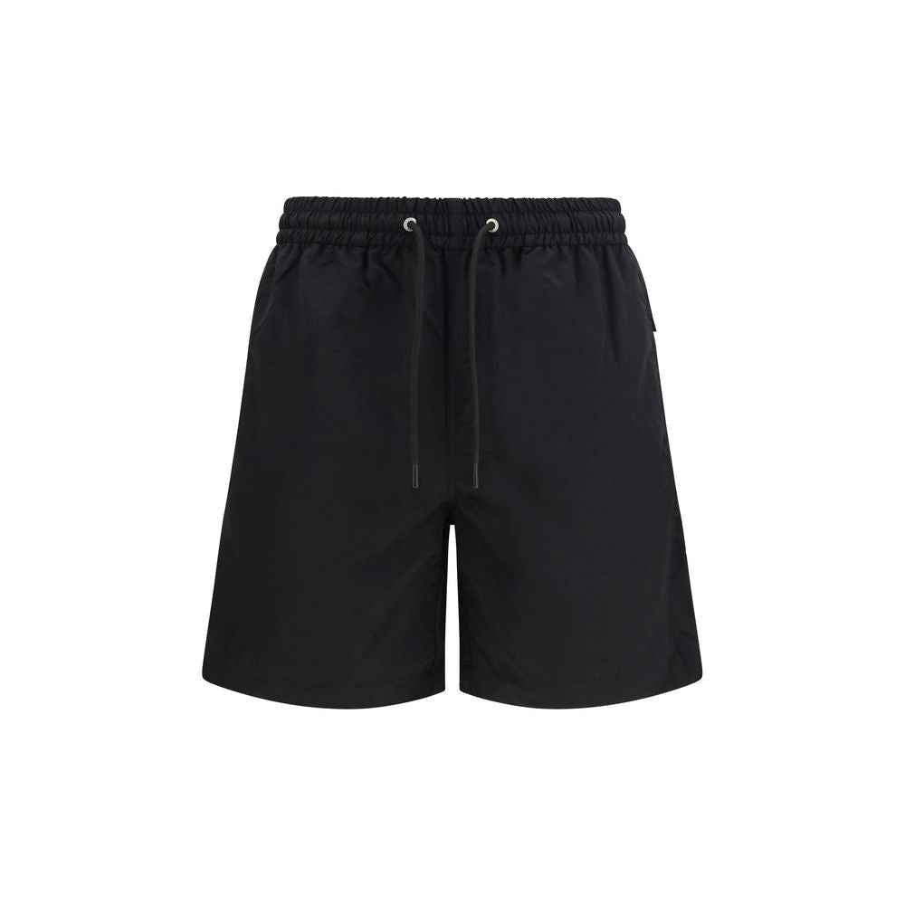 Sunflower Black Nylon Bermuda Shorts