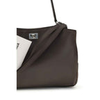 Balenciaga Brown Calf Leather Bos Taurus Shoulder Bag