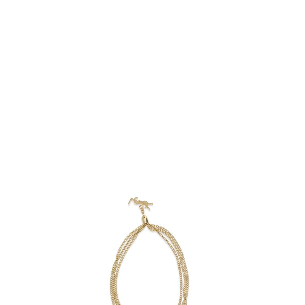Saint Laurent Gold Brass Bracelet