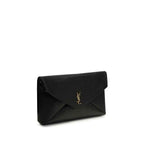 Saint Laurent Black Lamb Ovis Aries Aries Shoulder Bag