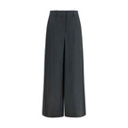 Giorgio Armani Gray Linen Casual Pants