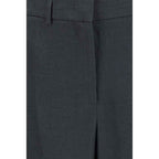 Giorgio Armani Gray Linen Casual Pants