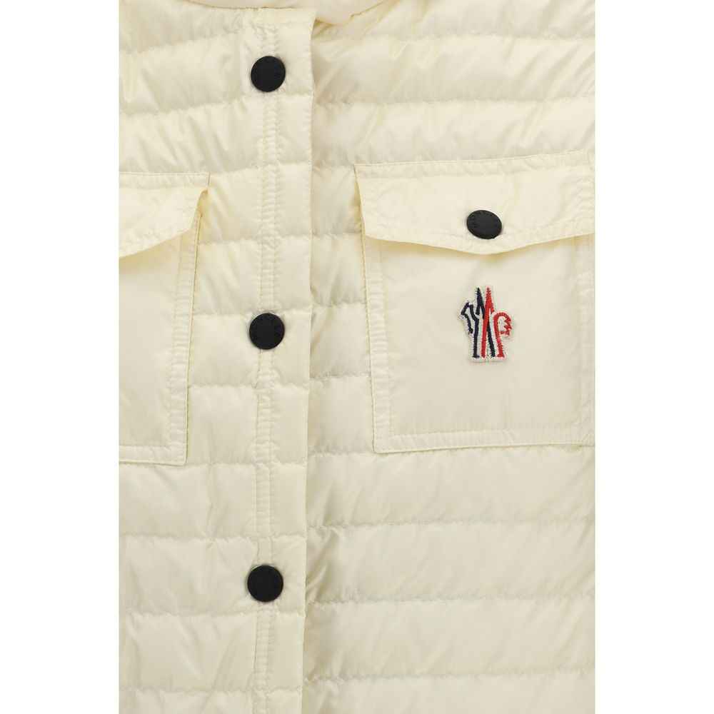 Moncler Grenoble Beige Polyamide Sleveless Jacket