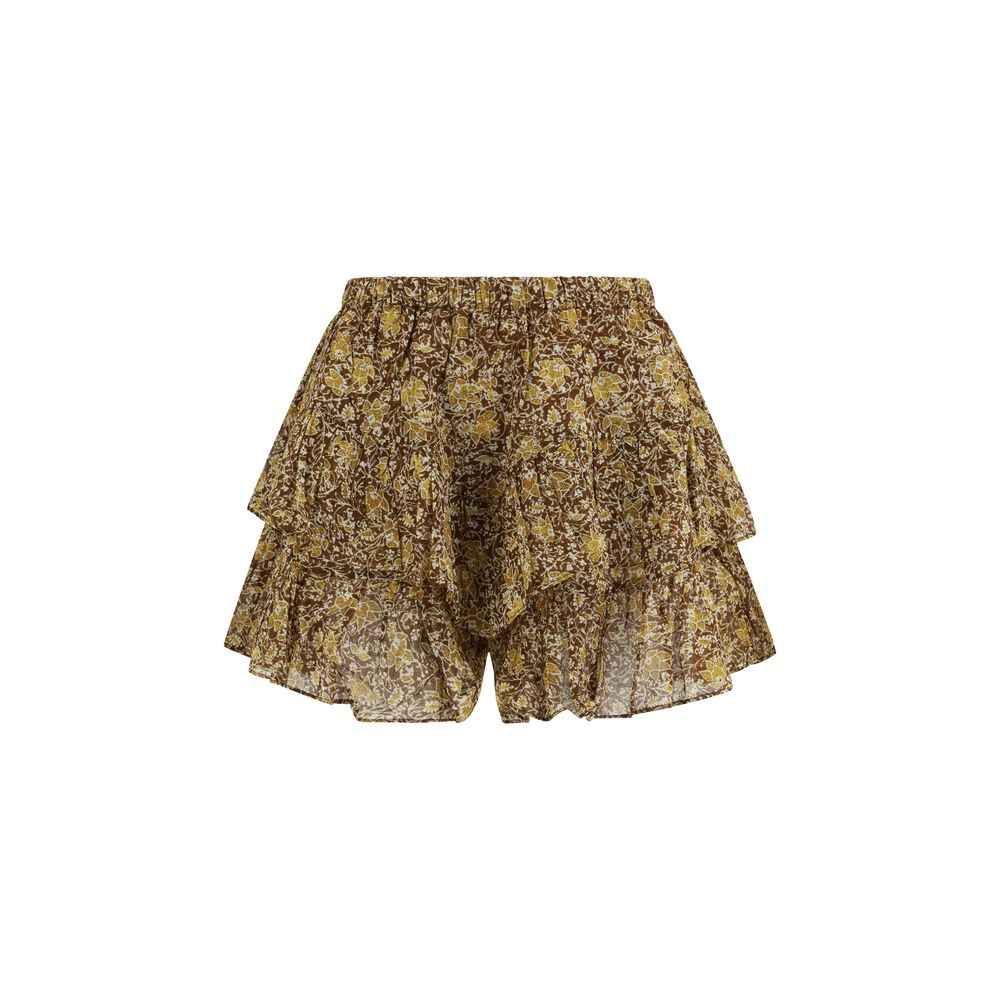 Marant Etoile Bicolor Cotton Bermuda Shorts