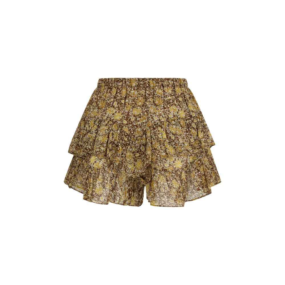 Marant Etoile Bicolor Cotton Bermuda Shorts